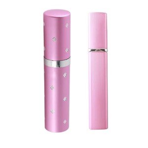 Pink Lipstick Stun Gun & Pepper Spray Keychain