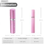 Pink Lipstick Stun Gun & Pepper Spray Keychain