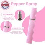 Pink Lipstick Stun Gun & Pepper Spray Keychain
