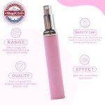 Pink Lipstick Stun Gun & Pepper Spray Keychain