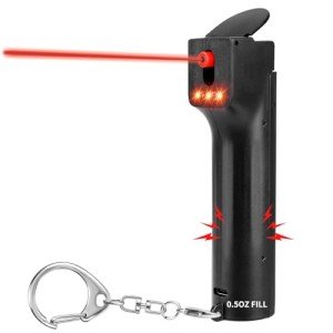 Women's Self-Defense Keychain: Pepper Spray & Alarm