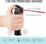 Women's Self-Defense Keychain: Pepper Spray & Alarm