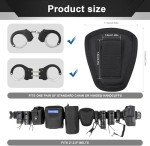 Open Top Handcuff Holster for Duty Belts