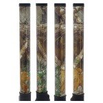 Adjustable Stun Gun Hiking Staff with Flashlight