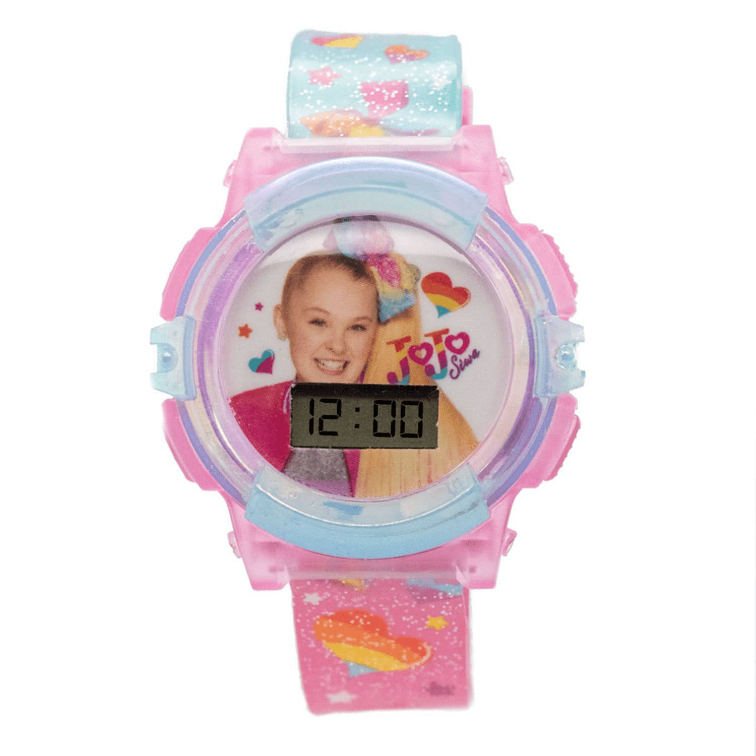 Multi-colored Jojo Siwa LCD Kids Watch