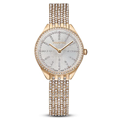 Swarovski Attract Rose-Gold Watch with Crystals