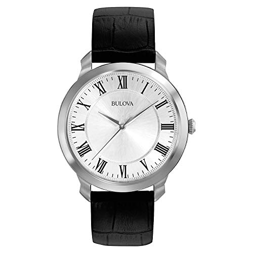 Bulova Men's Classic Watch with Leather Strap