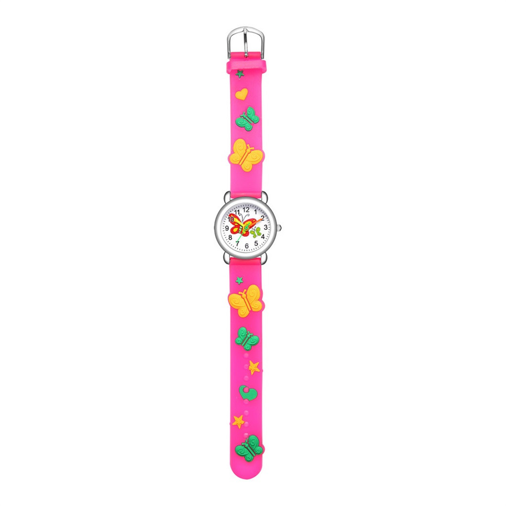 Cartoon Pattern Kids Quartz Wristwatch Cute Gift