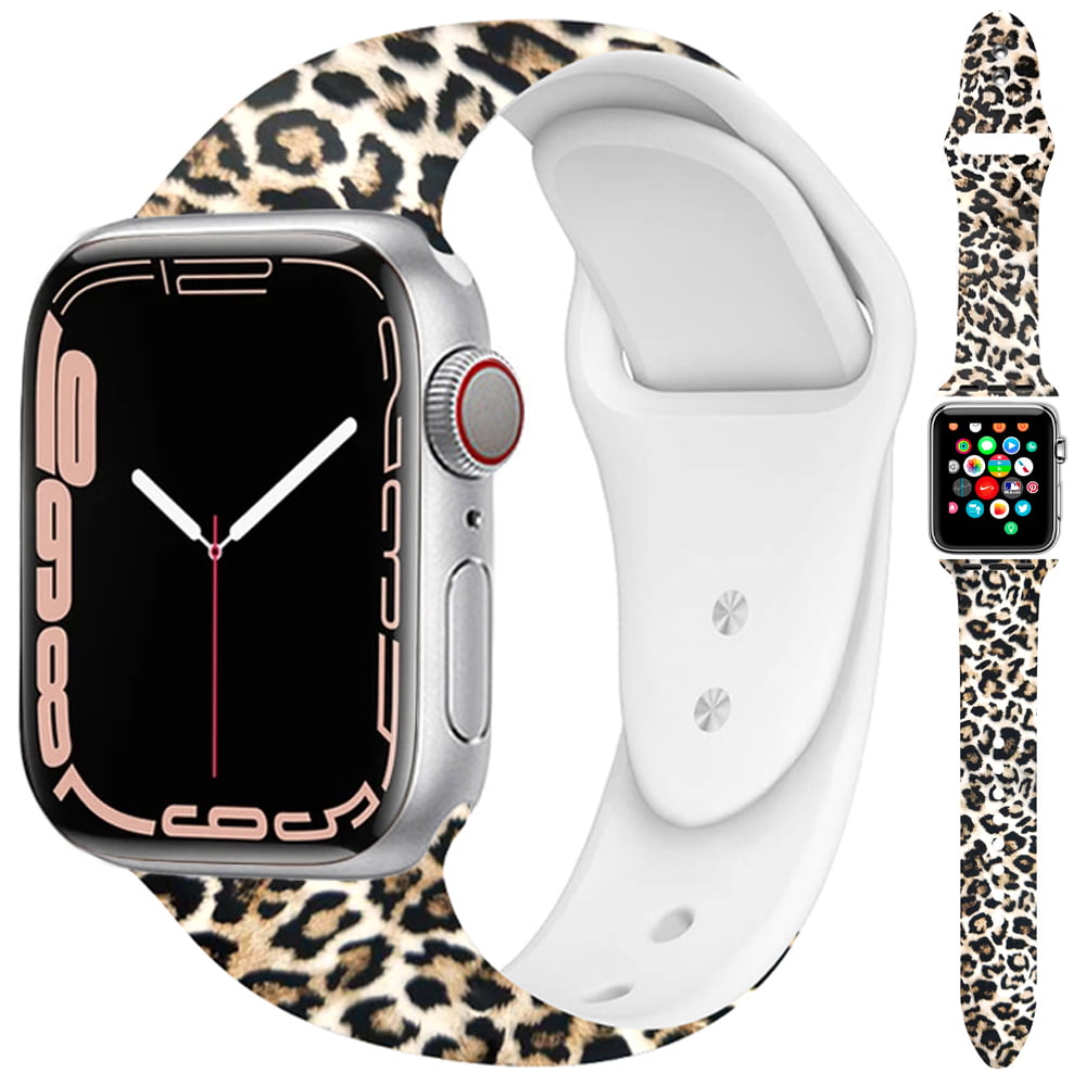 Leopard Silicon Apple Watch Strap - Unisex