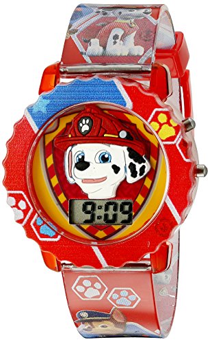 Paw Patrol 3D Character Watch with Red Case