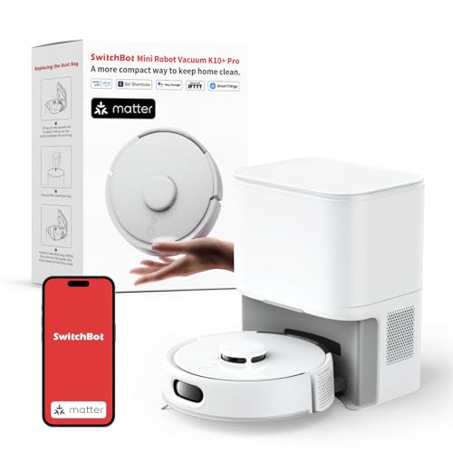SwitchBot K10+ Pro Self-Emptying Robot Vacuum Cleaner