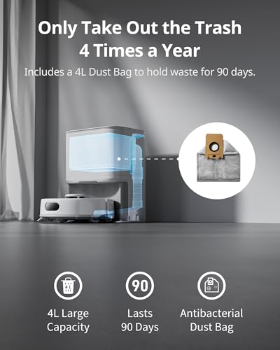 SwitchBot K10+ Pro Self-Emptying Robot Vacuum Cleaner