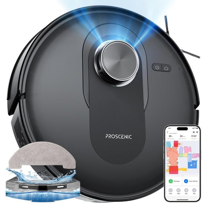 Proscenic Q8 LiDAR Robot Vacuum and Mop