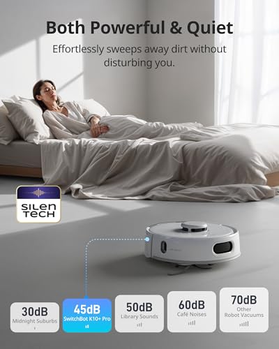 SwitchBot K10+ Pro Self-Emptying Robot Vacuum Cleaner