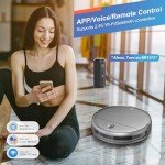 MAMNV WiFi Robotic Vacuum and Mop Combo