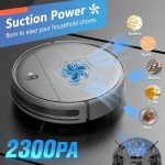 MAMNV WiFi Robotic Vacuum and Mop Combo