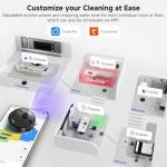 MONSGA 5000Pa Robot Vacuum and Mop Combo