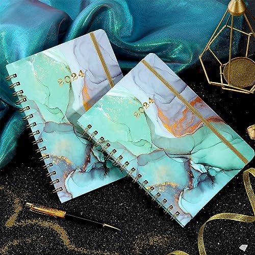 Academic Planner 2023-2024 with Tabs - Green