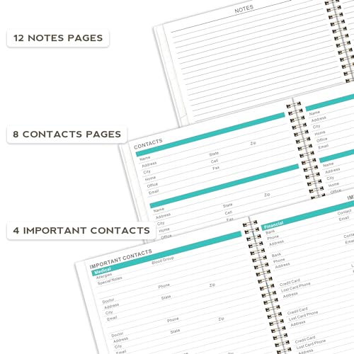 18-Monthly Planner, 2023-2024 Calendar With Tabs