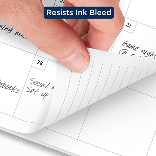 AT-A-GLANCE 2023-2024 Academic Planner, Simplified by Emily Ley, Weekly & Monthly, 8-1/2" x 11", Large, Monthly Tabs, Flexible Cover, Happy Stripe (EL10-905A)