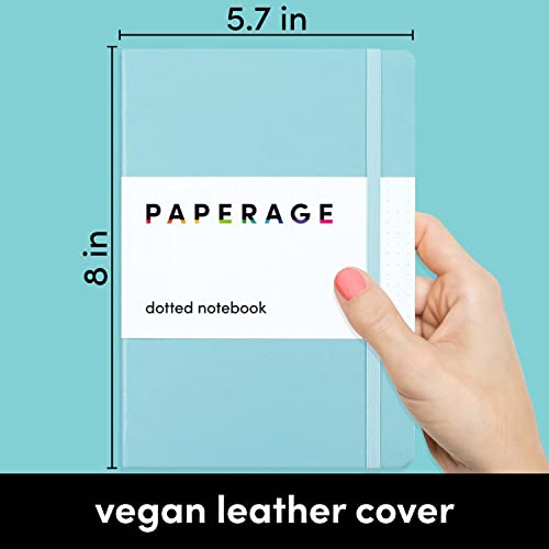 Blue Dotted Journal Notebook, 160 Pages, Medium Size