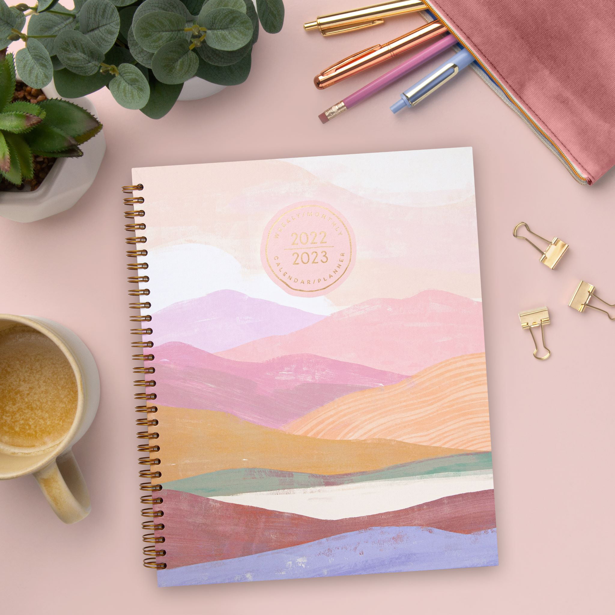 Mintgreen Mountain 2022-2023 Spiral Planner