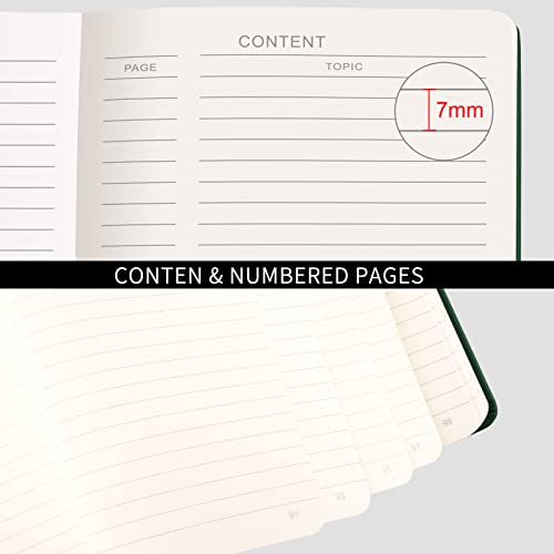 Ruled Leather Journals 2 Pack with 376 Pages