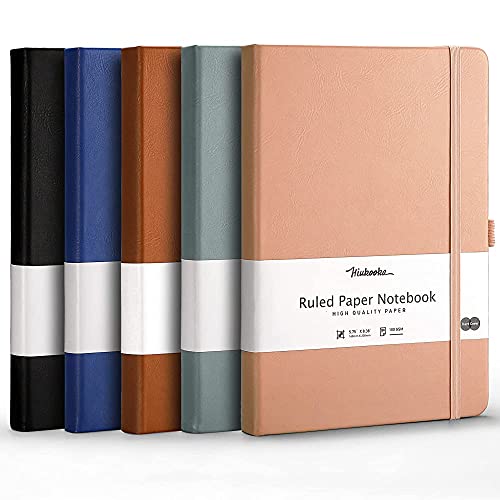 Multicolor A5 Hardcover Journal Notebook, Pack of 5