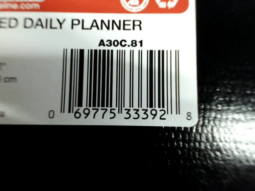 Black NotePro Daily Planner - 200 Pages