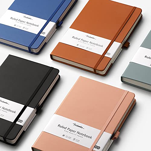 Multicolor A5 Hardcover Journal Notebook, Pack of 5