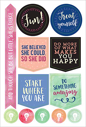 She Could" Weekly Planner Stickers (Set of 160)