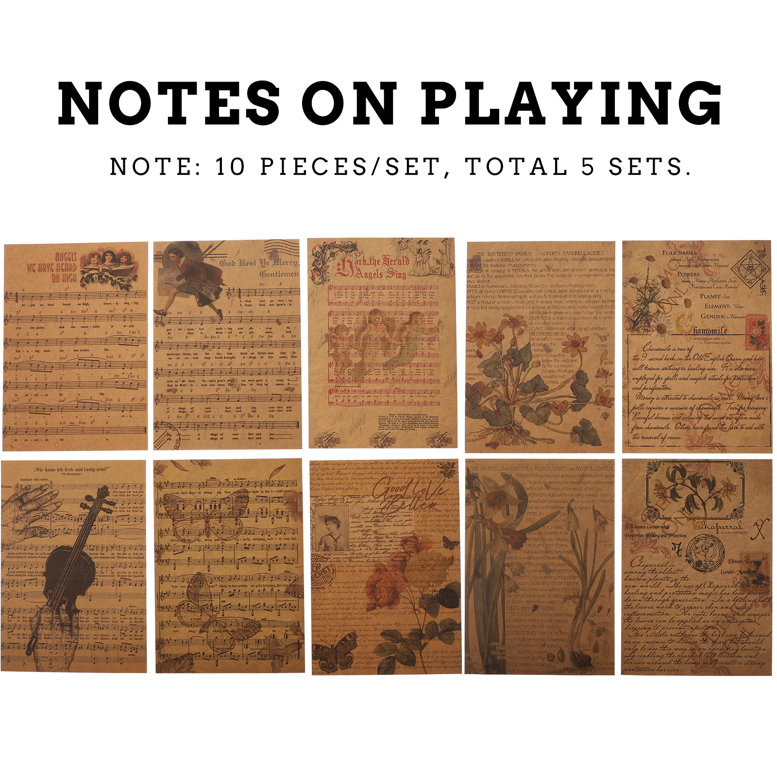 NUOLUX Decorative Journaling Paper Set