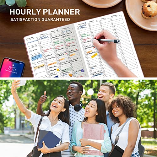 2023-2024 Hourly Appointment Planner - Large Vertical Layout