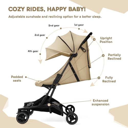 HARPPA Ringo™ Compact Umbrella Stroller: Lightweight Travel Stroller