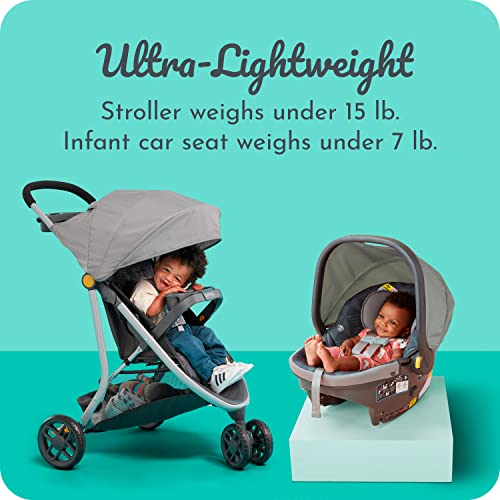 Lightweight 2-in-1 Travel System with Infant Car Seat