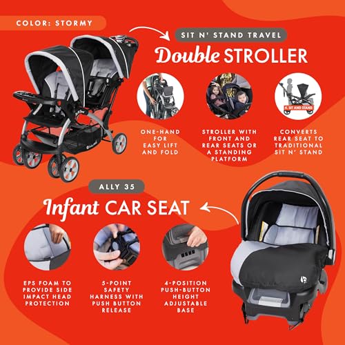Baby Trend Sit N Stand Double Stroller System