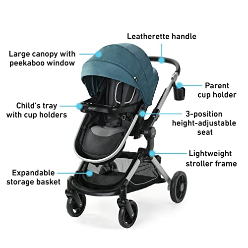 Graco Nest Travel System with Reversible Seat & Car Seat