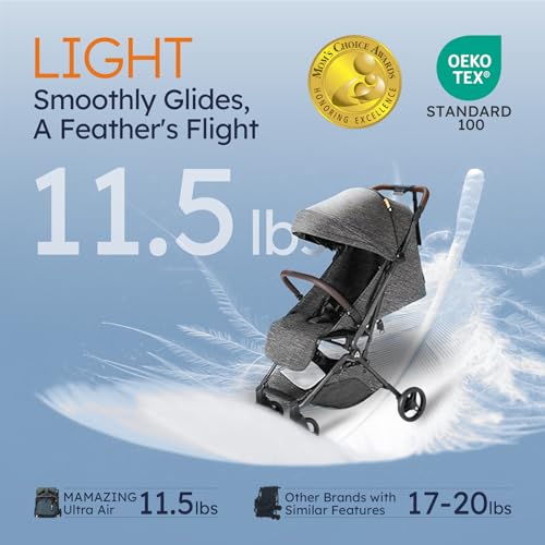 MAMAZING Lightweight Baby Stroller, Gold Award Winner, Travel-Friendly