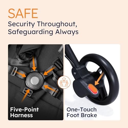 MAMAZING Lightweight Baby Stroller, Gold Award Winner, Travel-Friendly