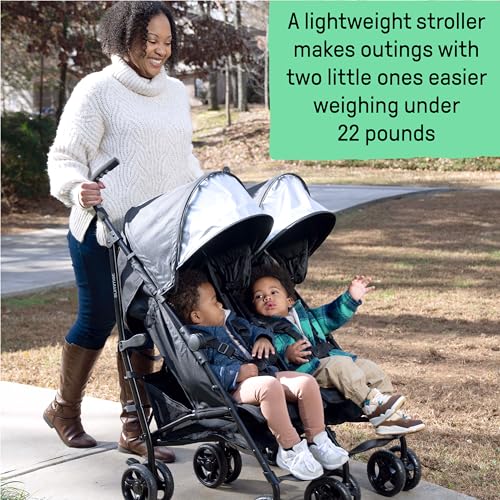 Summer Infant 3Dlite Side by Side Double Stroller