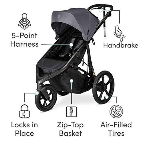 BOB Gear Wayfinder Jogging Stroller with Dual Suspension