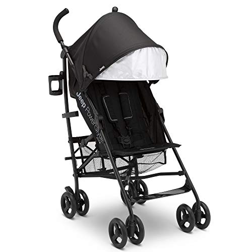 Jeep PowerGlyde Plus Lightweight Travel Stroller Black