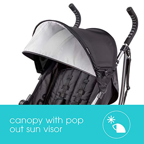 Summer Infant 3Dlite Black Stroller - Lightweight Aluminum Frame