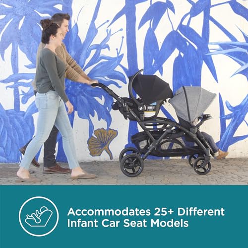 Contours Options Elite V2 Lightweight Tandem Stroller, Graphite Gray