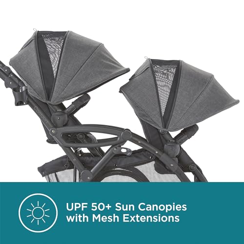 Contours Options Elite V2 Lightweight Tandem Stroller, Graphite Gray