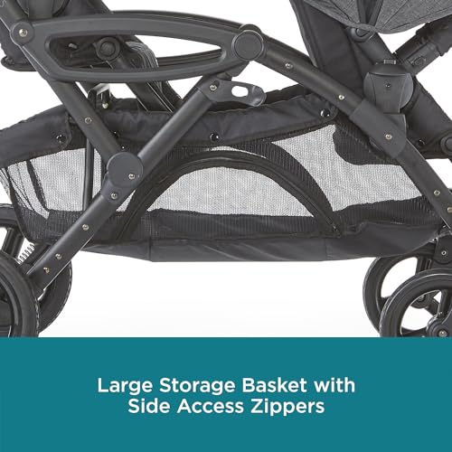 Contours Options Elite V2 Lightweight Tandem Stroller, Graphite Gray