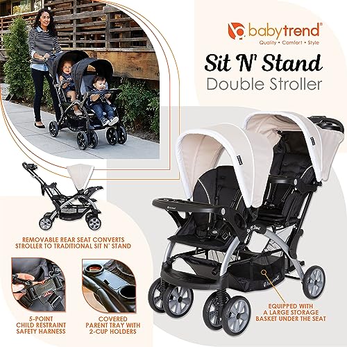 Baby Trend Sit N' Stand Convertible Double Stroller