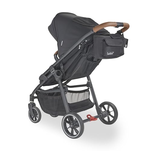 Larktale Crossover Stroller/Wagon Combo - Convertible, Canopy - Byron Black