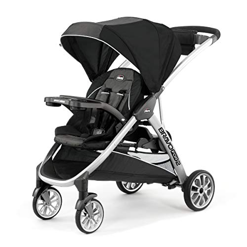 Chicco Bravo For2 Double Stroller, Iron Color