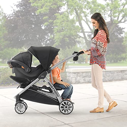 Chicco Bravo For2 Double Stroller, Iron Color